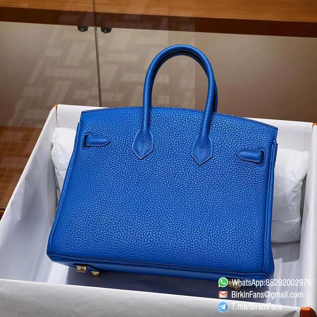 High Quality Clone Birkin Handbag 25cm Blue Electric Bleu électrique Togo Leather Gold Hardware 02 High Quality Clone Birkin Handbag 25cm Blue Electric Bleu électrique Togo Leather Gold Hardware 02