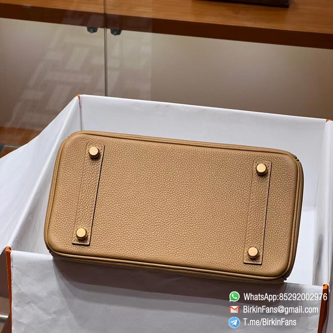 Premium Quality Clone Birkin Handbag 25cm Tabac Camel Togo Leather Gold Plaque 04 Premium Quality Clone Birkin Handbag 25cm Tabac Camel Togo Leather Gold Plaque 04