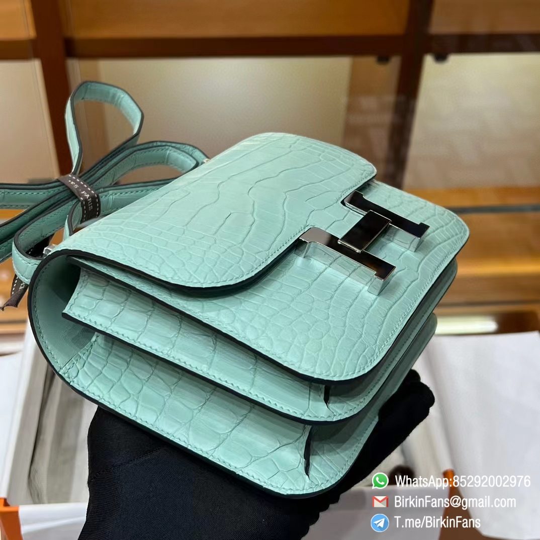 Best Fake Hermes Constance Bag 18cm Bleu Atoll 3P Alligator Crocodile Leather Palladium Hardware 2 Best Fake Hermes Constance Bag 18cm Bleu Atoll 3P Alligator Crocodile Leather Palladium Hardware 2