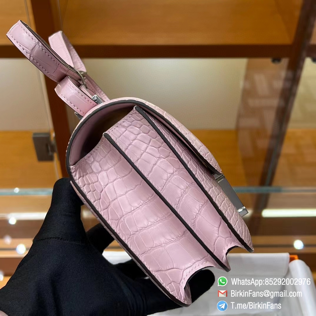 Best Fake Hermes Constance Bag 18cm Mauve Sylvestre X9 Alligator Crocodile Leather Matte Surface Silver Hardware 3 Best Fake Hermes Constance Bag 18cm Mauve Sylvestre X9 Alligator Crocodile Leather Matte Surface Silver Hardware 3