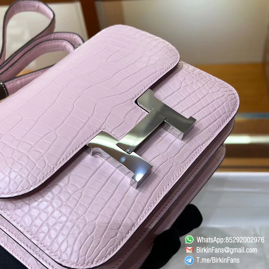 Best Fake Hermes Constance Bag 18cm Mauve Sylvestre X9 Alligator Crocodile Leather Matte Surface Silver Hardware 4 Best Fake Hermes Constance Bag 18cm Mauve Sylvestre X9 Alligator Crocodile Leather Matte Surface Silver Hardware 4