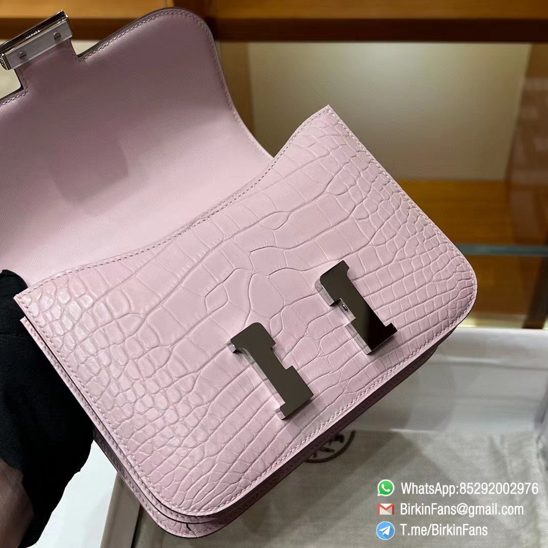 Best Fake Hermes Constance Bag 18cm Mauve Sylvestre X9 Alligator Crocodile Leather Matte Surface Silver Hardware 5 Best Fake Hermes Constance Bag 18cm Mauve Sylvestre X9 Alligator Crocodile Leather Matte Surface Silver Hardware 5