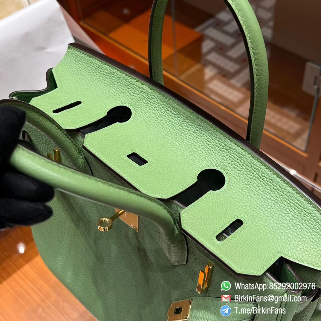 Best Replica Hermes Bags Birkin 25cm Menthe 6W Togo Leather Gold Plaque Best Replica Hermes Bags Birkin 25cm Menthe 6W Togo Leather Gold Plaque
