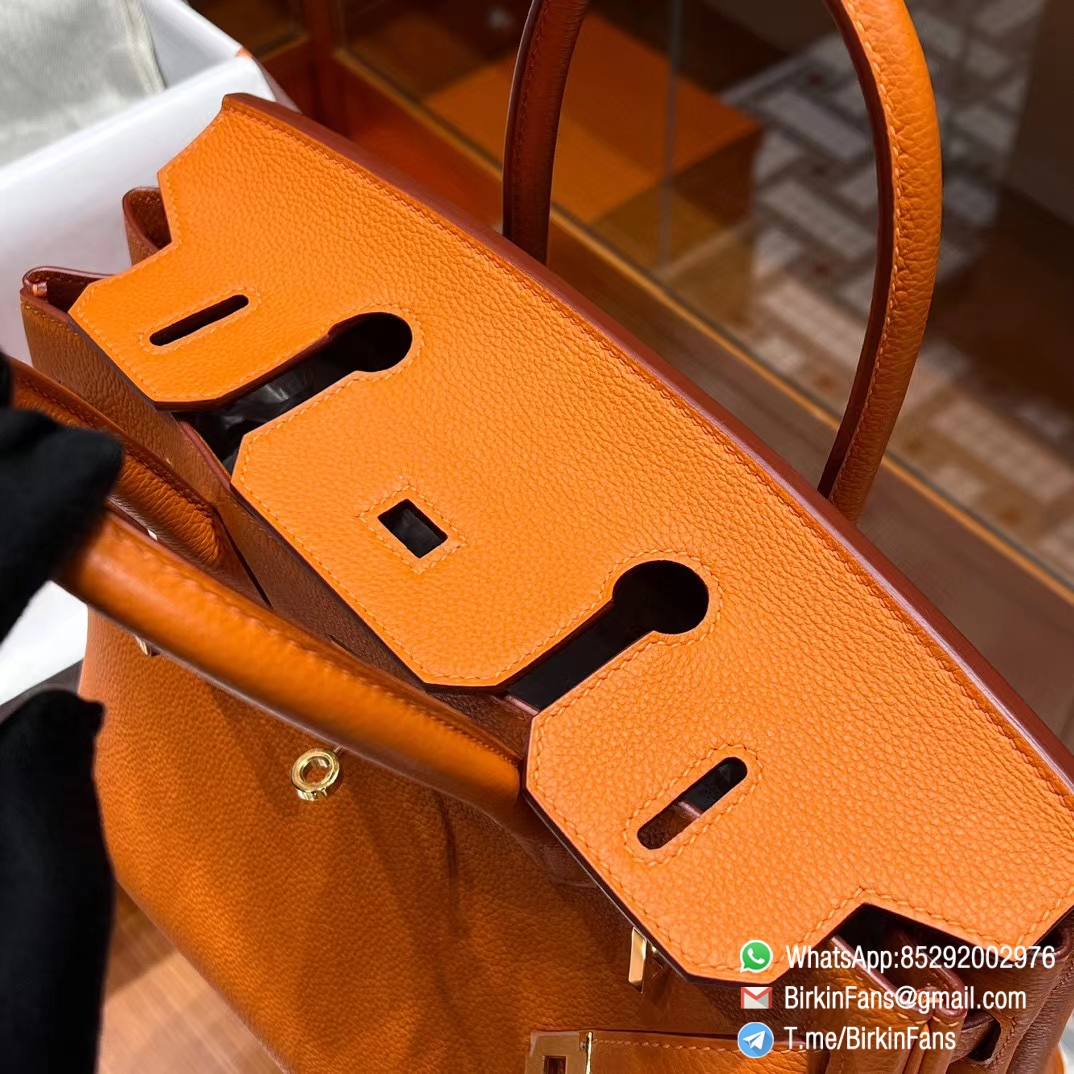 Best Replica Hermes Bags Birkin 25cm Orange Poppy 8V Togo Leather Gold Plaque Best Replica Hermes Bags Birkin 25cm Orange Poppy 8V Togo Leather Gold Plaque