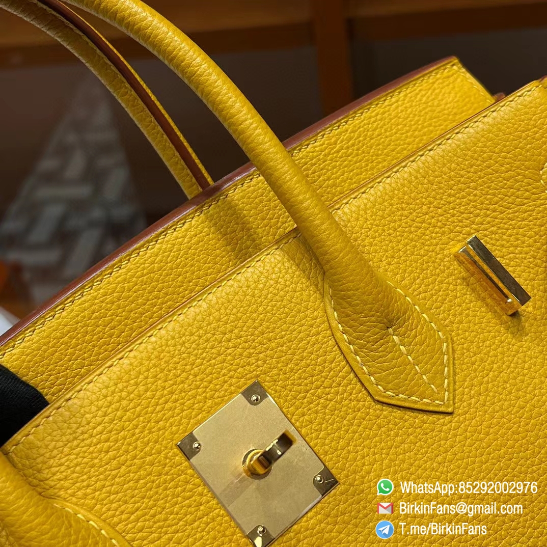 Best Replica Hermes Bags Birkin 25cm Soleil 9H Togo Leather Gold Plaque 1 Best Replica Hermes Bags Birkin 25cm Soleil 9H Togo Leather Gold Plaque 1