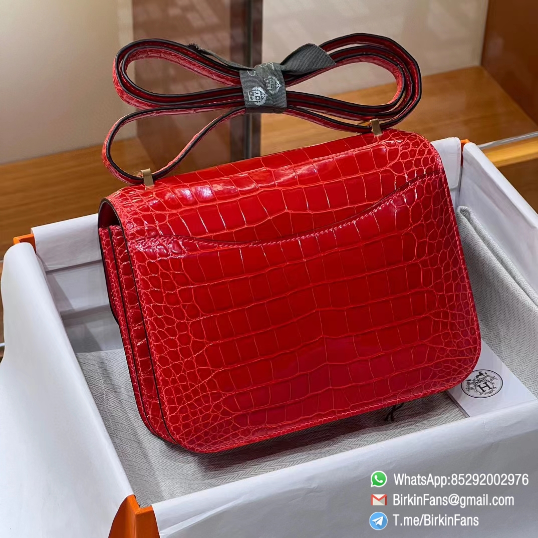 Best Replica Hermes Constance Bag 18cm Braise 95 Alligator Crocodile Leather Gold Hardware 1 Best Replica Hermes Constance Bag 18cm Braise 95 Alligator Crocodile Leather Gold Hardware 1