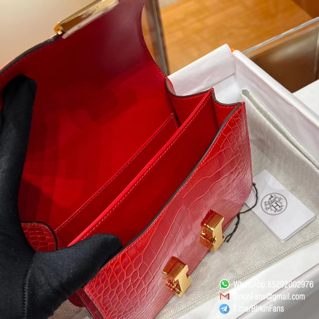Best Replica Hermes Constance Bag 18cm Braise 95 Alligator Crocodile Leather Gold Hardware 5 Best Replica Hermes Constance Bag 18cm Braise 95 Alligator Crocodile Leather Gold Hardware 5