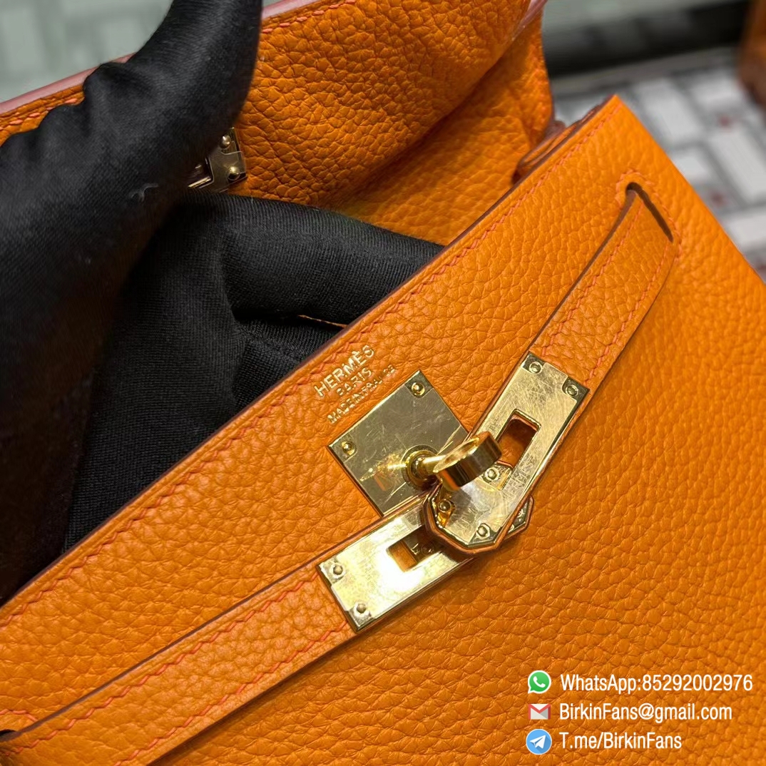Best Replica Hermes Kelly Ado Backpack 21cm Orange 93 Togo Leather Gold Hardware 05 Best Replica Hermes Kelly Ado Backpack 21cm Orange 93 Togo Leather Gold Hardware 05