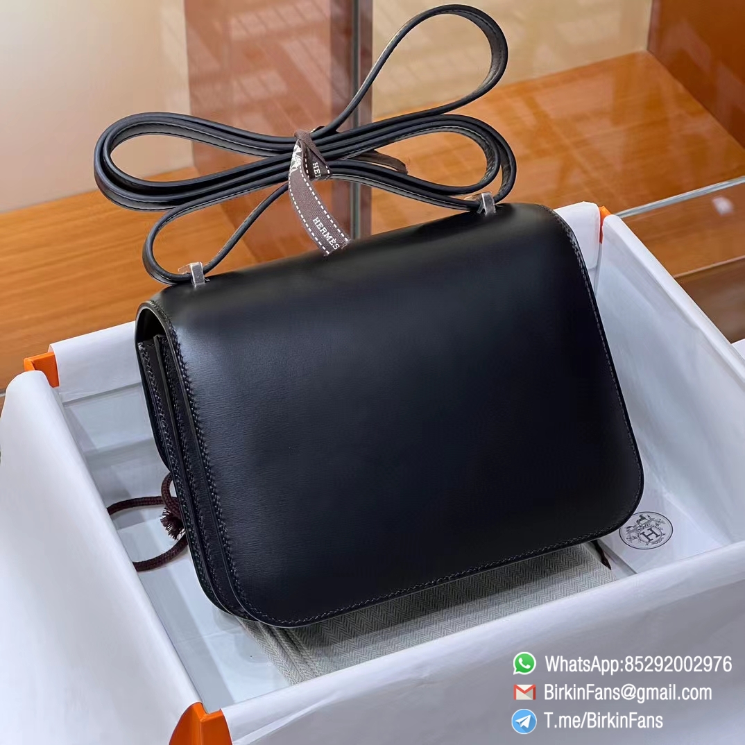 Best Replica Hermes Bags Constance Mini Bag 18cm Black Nior 89 Box Leather Silver Hardware 1 Best Replica Hermes Bags Constance Mini Bag 18cm Black Nior 89 Box Leather Silver Hardware 1