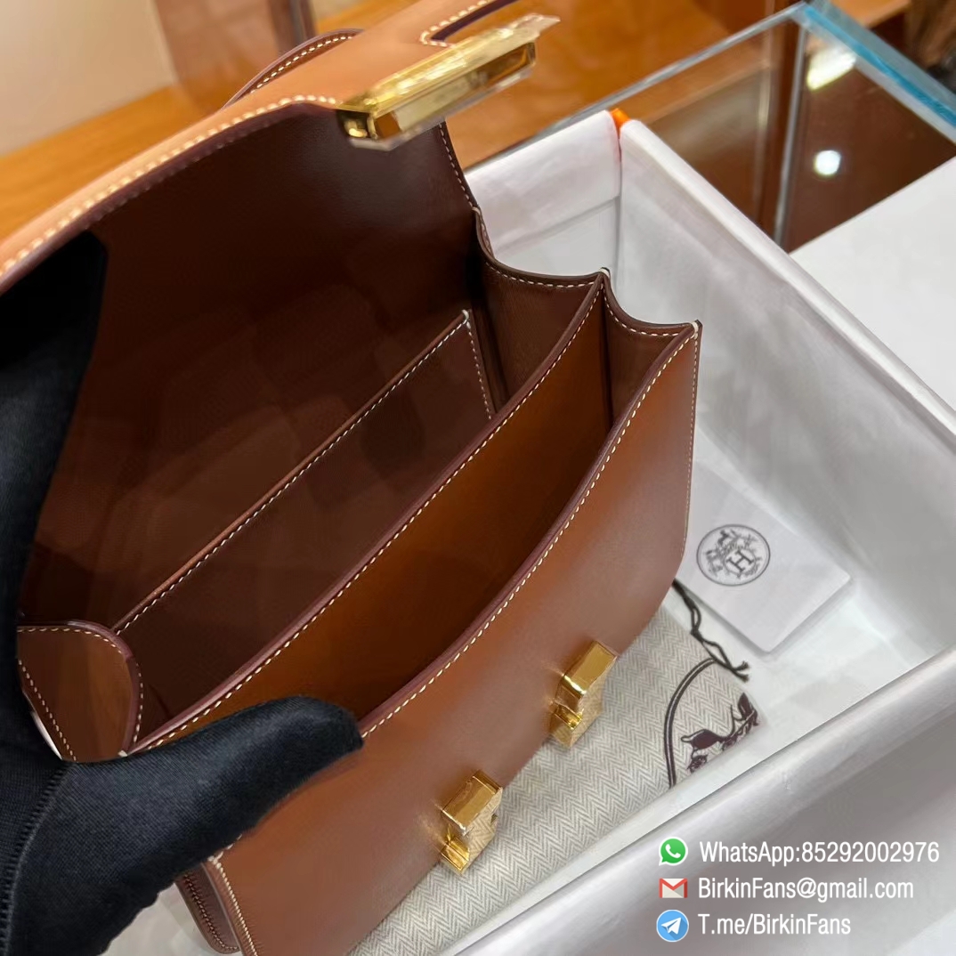 Best Replica Hermes Bags Constance Mini Bag 18cm Brown Gold 37 Box Leather Gold Hardware 4 Best Replica Hermes Bags Constance Mini Bag 18cm Brown Gold 37 Box Leather Gold Hardware 4
